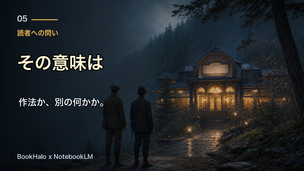 『注文の多い料理店』読前スライドで問いを残す場面